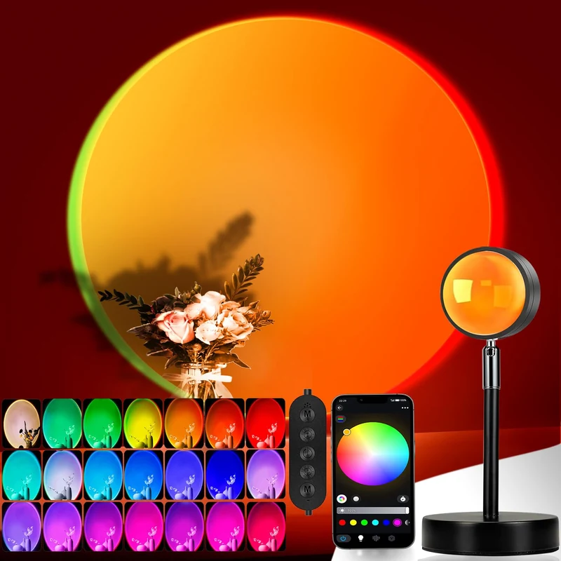Sunset Projection Lamp, 180 Degree Rotation